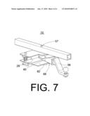 Configurable trailer hitch apparatus diagram and image