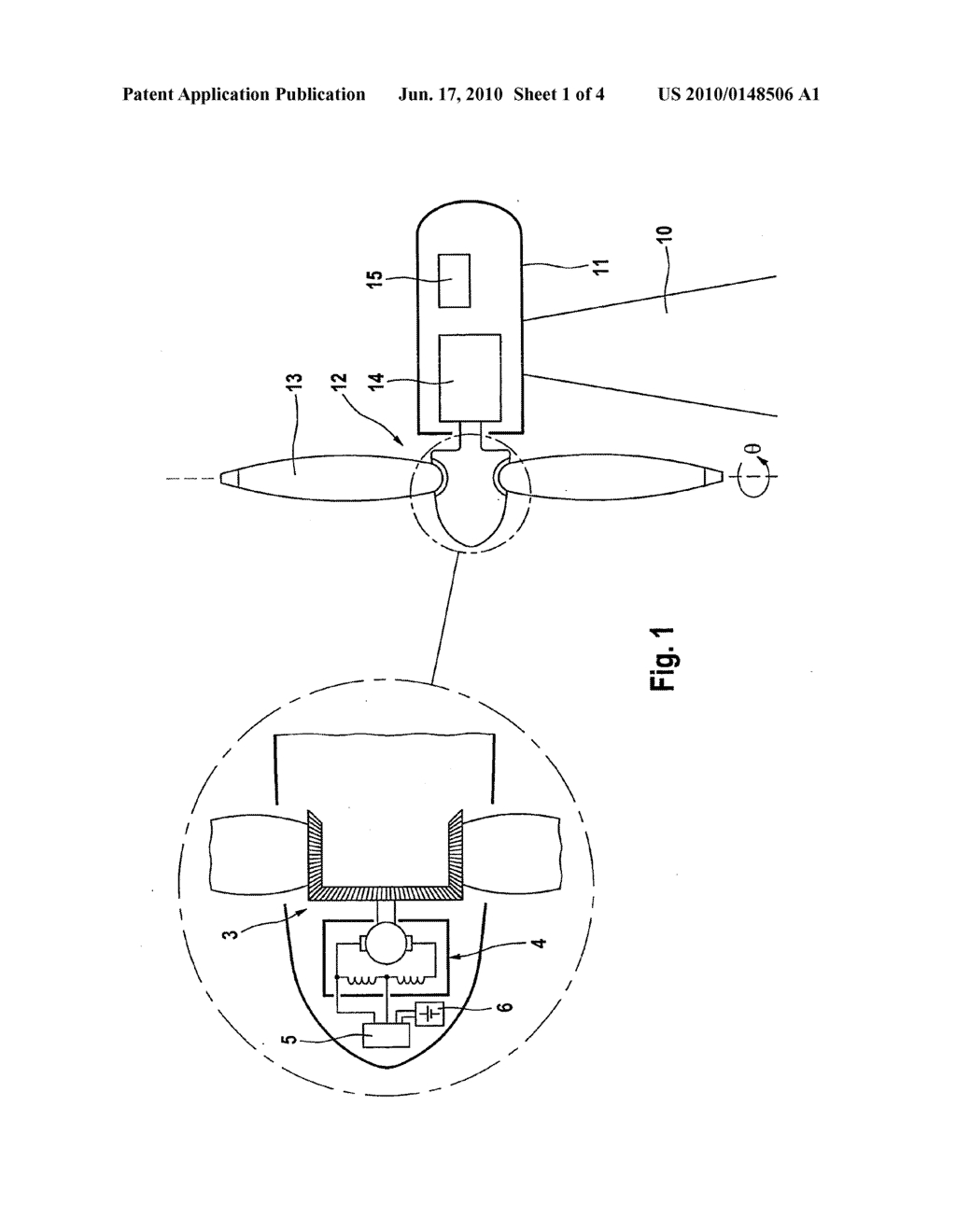 ROTOR BLADE ADJUSTMENT DEVICE FOR A WIND TURBINE - diagram, schematic, and image 02