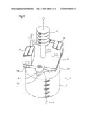 DEVICE FOR CONVERTING THE RIPPLE AND/OR THE OSCILLATIONS OF A LIQUID IN WHICH IT IS AT LEAST PARTLY IMMERSED, INTO USABLE ENERGY diagram and image