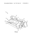 AUTOMOTIVE GLOVE BOX HINGE MECHANISM diagram and image