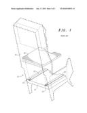 CUSHION FOR AIRCRAFT EJECTION SEAT diagram and image