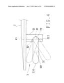 Wheel cover arresting device diagram and image