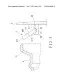 Wheel cover arresting device diagram and image