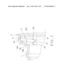 Wheel cover arresting device diagram and image