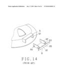 Wheel cover arresting device diagram and image