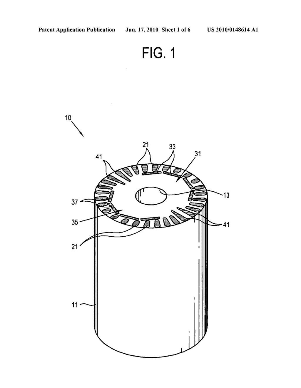 Rotor for synchronous motor - diagram, schematic, and image 02