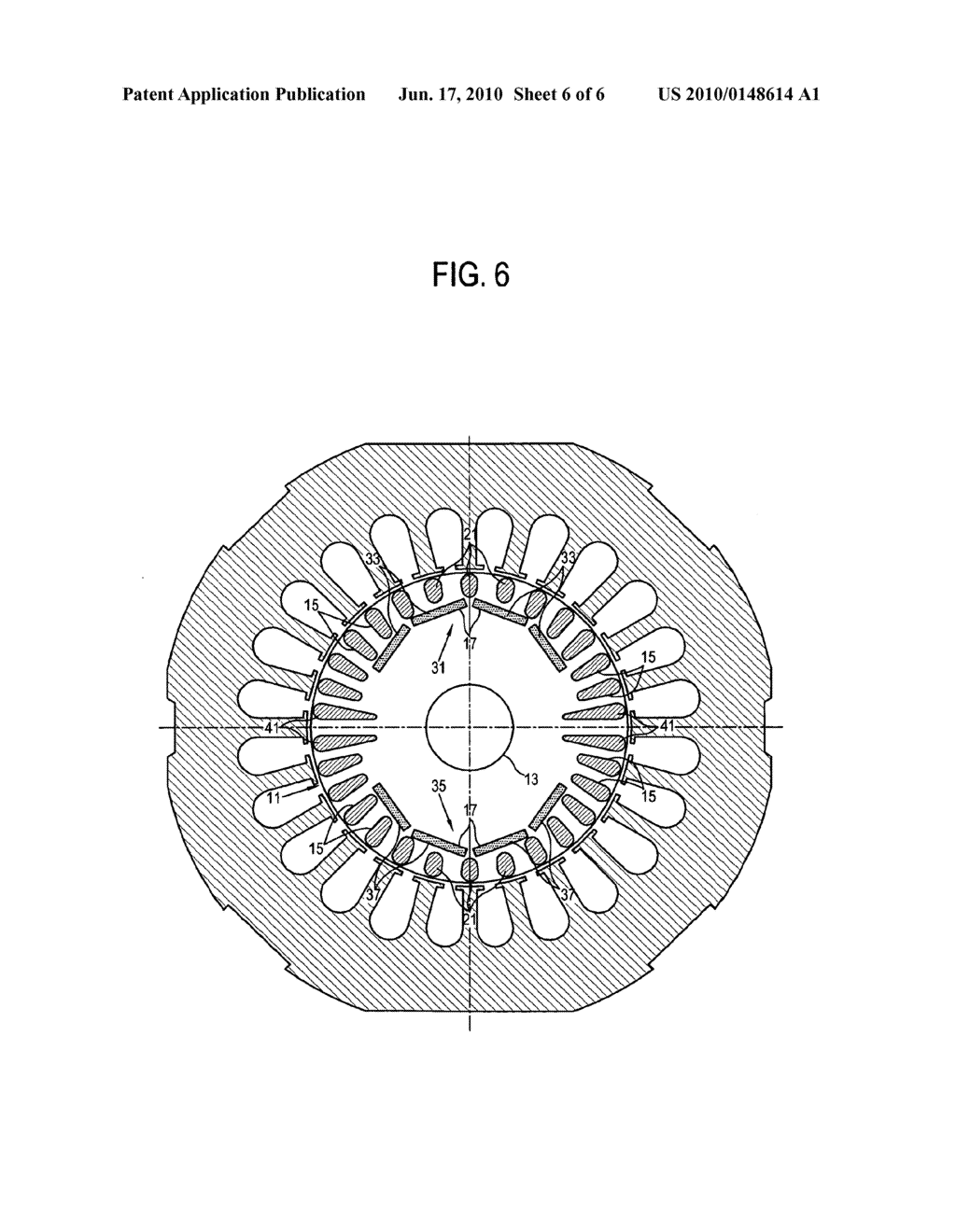 Rotor for synchronous motor - diagram, schematic, and image 07