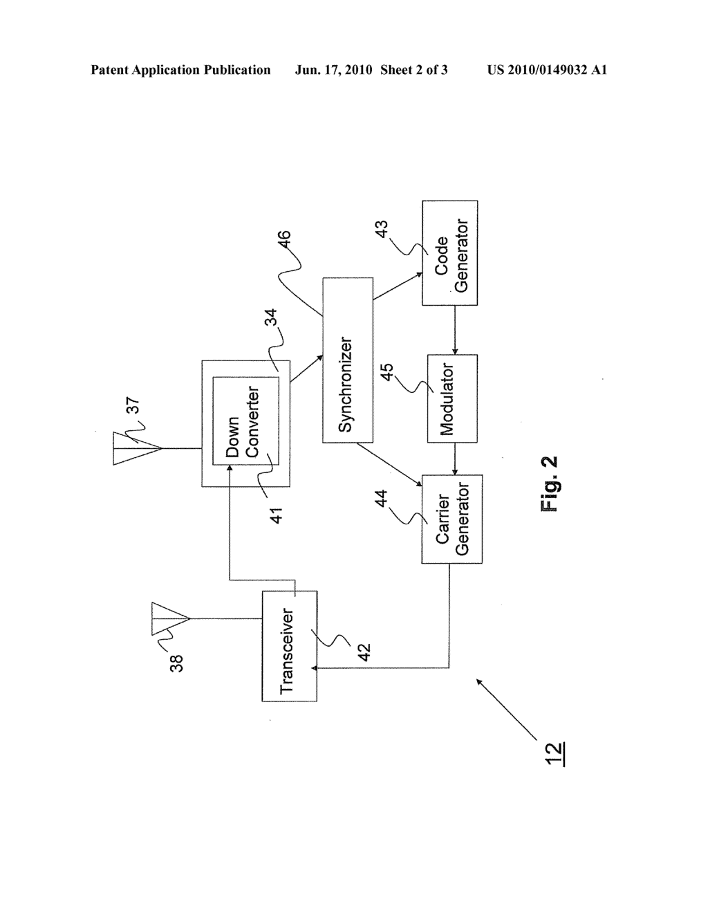 SYSTEM FOR DETERMINING POSITION USING TWO WAY TIME TRANSFER SIGNALS - diagram, schematic, and image 03