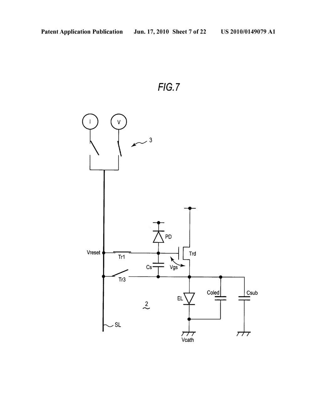 Display device, method of driving display device, and electronic apparatus - diagram, schematic, and image 08