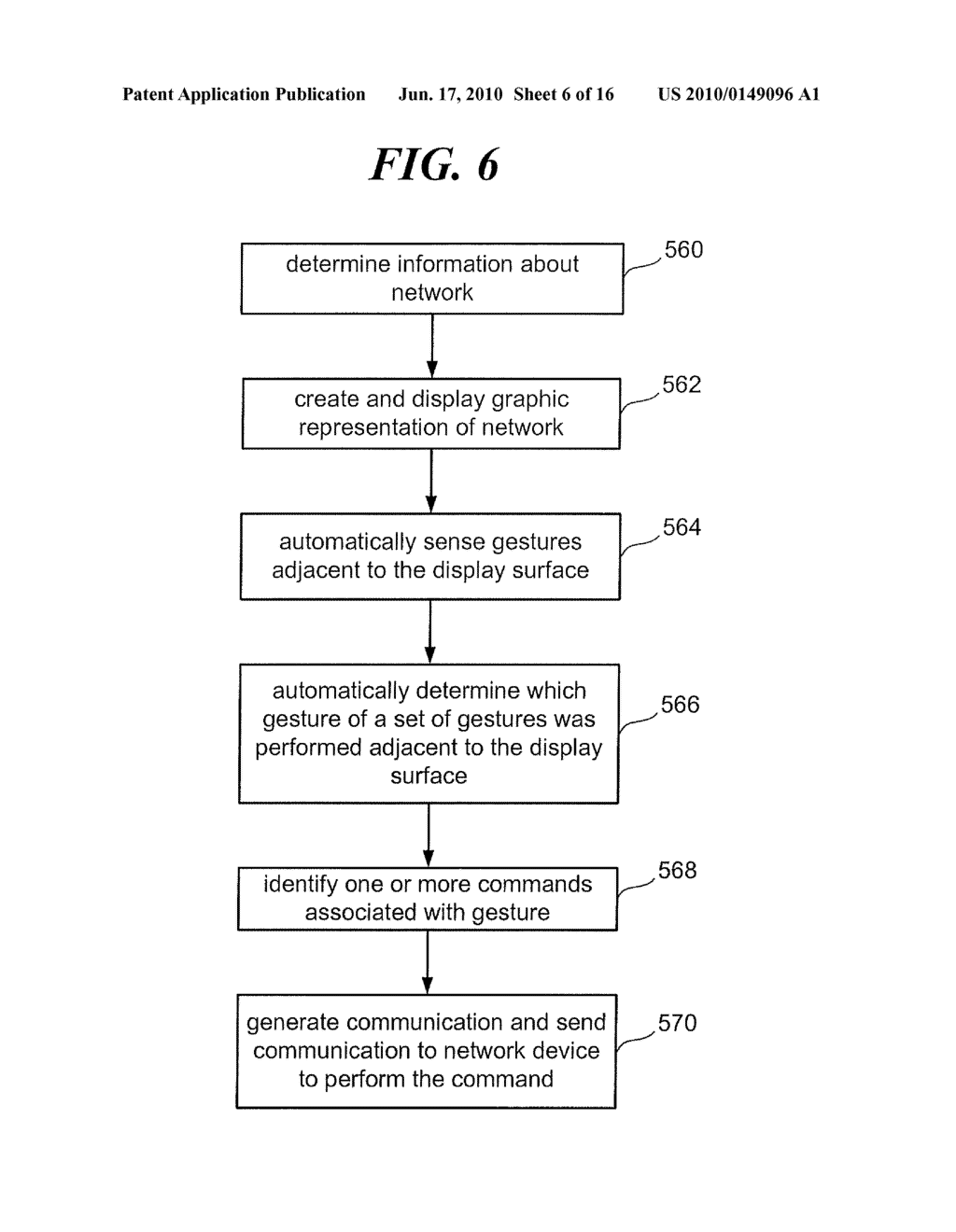 NETWORK MANAGEMENT USING INTERACTION WITH DISPLAY SURFACE - diagram, schematic, and image 07