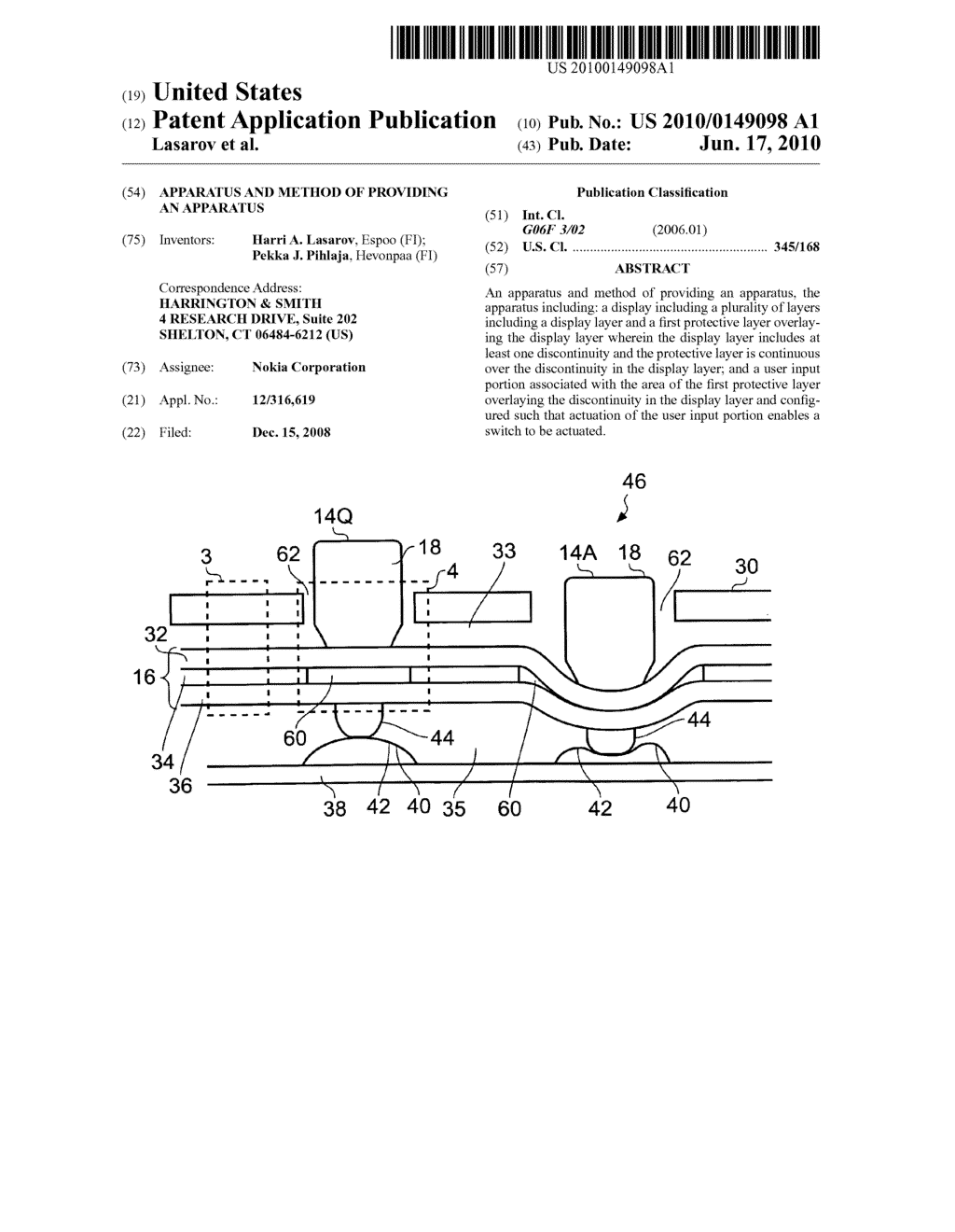 Apparatus and method of providing an apparatus - diagram, schematic, and image 01