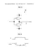 Display device, driving method for the display device, and electronic apparatus diagram and image