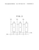 Emissive type display device, semiconductor device, electronic device, and power supply line driving method diagram and image