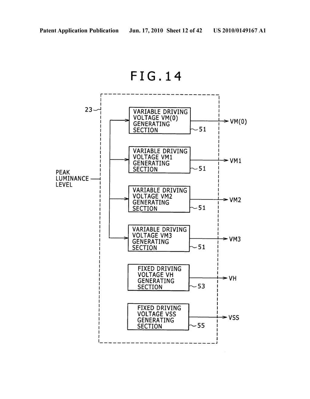 Emissive type display device, semiconductor device, electronic device, and power supply line driving method - diagram, schematic, and image 13