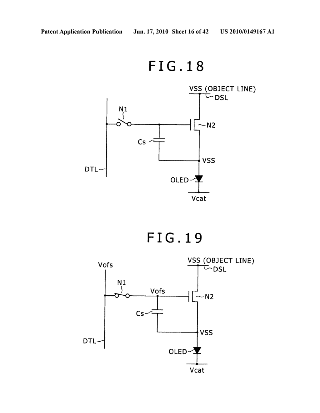 Emissive type display device, semiconductor device, electronic device, and power supply line driving method - diagram, schematic, and image 17