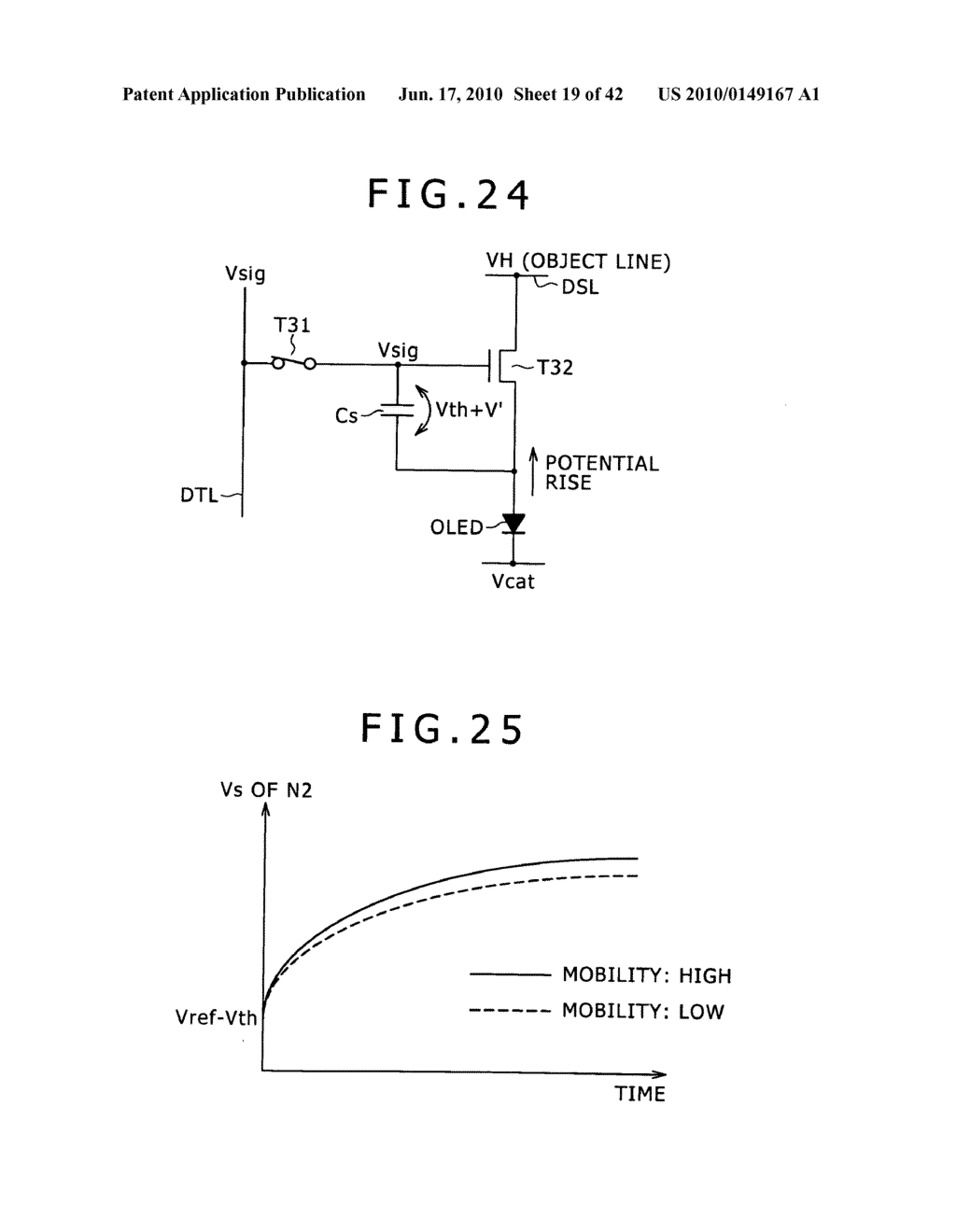 Emissive type display device, semiconductor device, electronic device, and power supply line driving method - diagram, schematic, and image 20