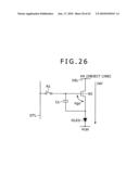 Emissive type display device, semiconductor device, electronic device, and power supply line driving method diagram and image