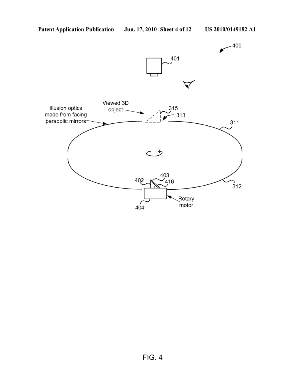 Volumetric Display System Enabling User Interaction - diagram, schematic, and image 05