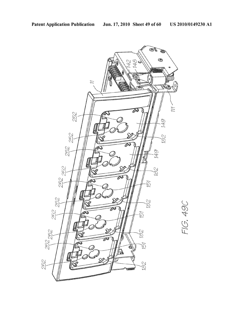 PRINTHEAD CARTRIDGE CRADLE HAVING CONTROL CIRCUITRY - diagram, schematic, and image 50