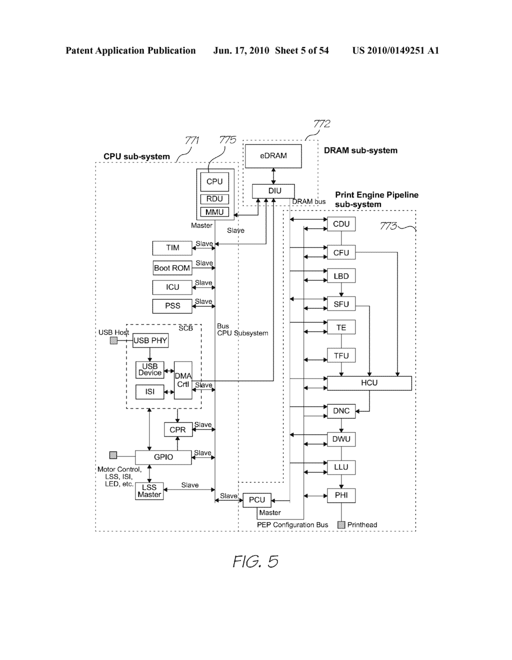 PRINTHEAD CARTRIDGE INCORPORATING INK SUPPLY AND MOVEABLE MAINTENANCE STATION - diagram, schematic, and image 06