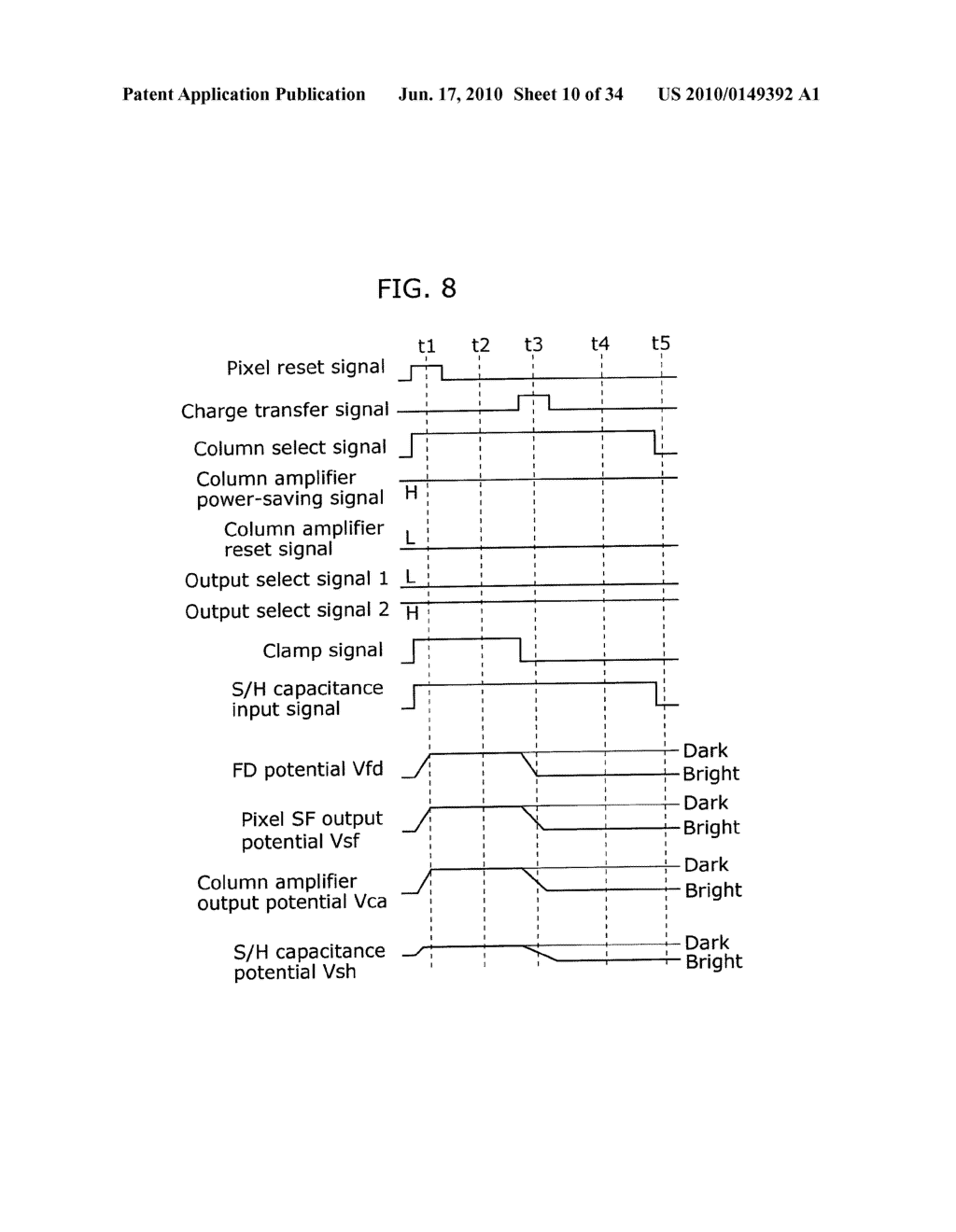 SOLID-STATE IMAGING DEVICE, DRIVING METHOD THEREOF, AND IMAGING DEVICE - diagram, schematic, and image 11