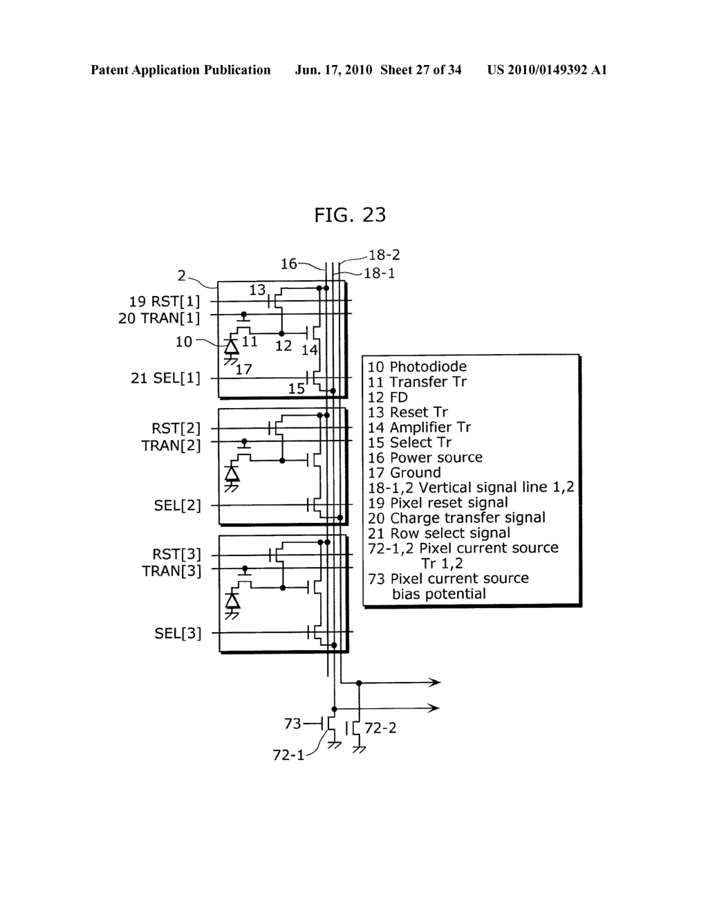 SOLID-STATE IMAGING DEVICE, DRIVING METHOD THEREOF, AND IMAGING DEVICE - diagram, schematic, and image 28