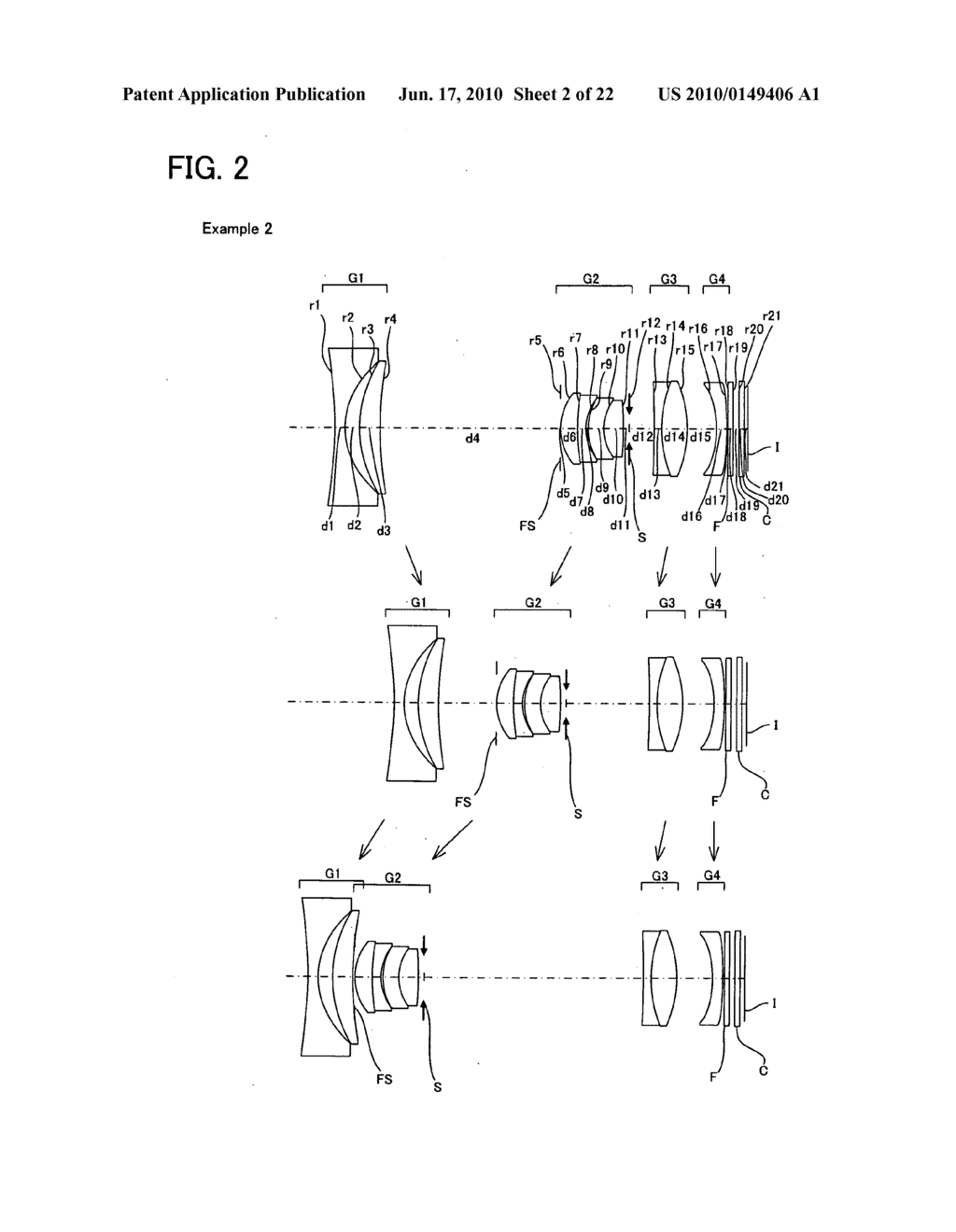 Zoom lens and imaging apparatus using the same - diagram, schematic, and image 03