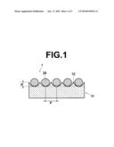 MICROSTRUCTURED BODY, PROCESS FOR PRODUCING THE MICROSTRUCTURED BODY, SENSOR DEVICE, AND RAMAN SPECTROMETRY DEVICE diagram and image