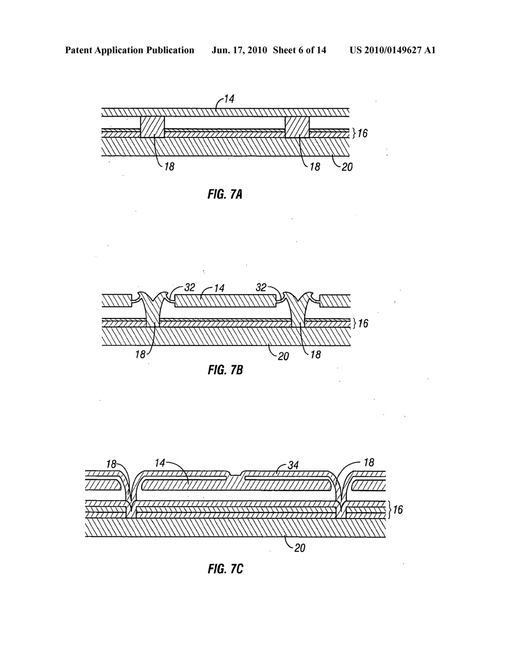 SUPPORT STRUCTURE FOR MEMS DEVICE AND METHODS THEREFOR - diagram, schematic, and image 07