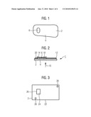 Rear view mirror for a motor vehicle and method for the production of a rear view mirror diagram and image