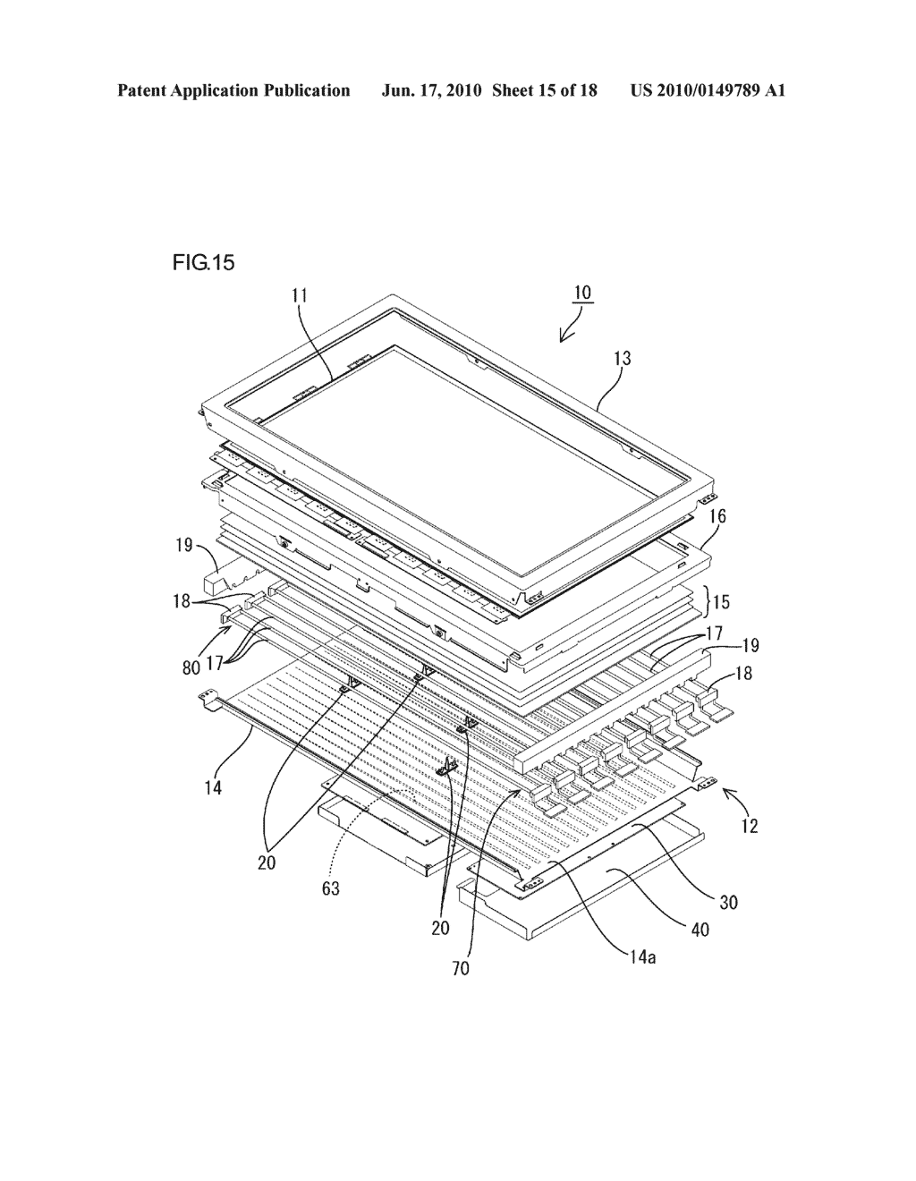 LIGHTING DEVICE FOR DISPLAY DEVICE AND DISPLAY DEVICE - diagram, schematic, and image 16