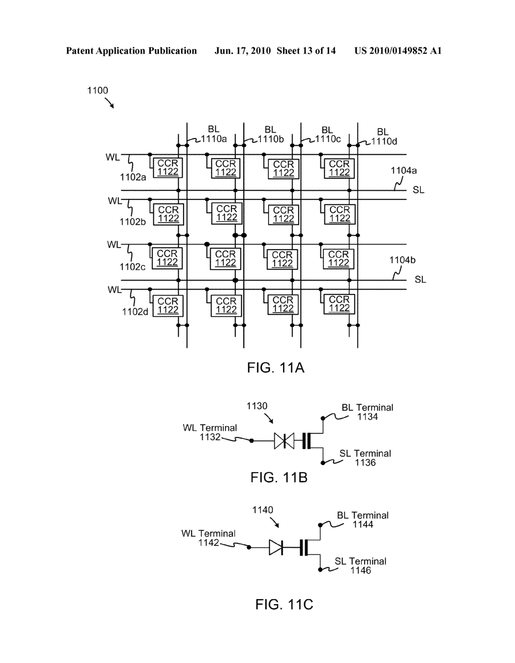 CHARGE RETENTION STRUCTURES AND TECHNIQUES FOR IMPLEMENTING CHARGE CONTROLLED RESISTORS IN MEMORY CELLS AND ARRAYS OF MEMORY - diagram, schematic, and image 14