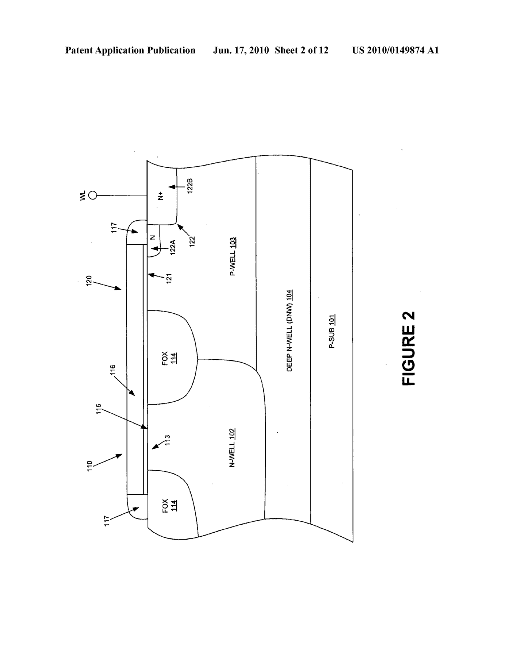 NON-VOLATILE MEMORY APPARATUS AND METHOD WITH DEEP N-WELL - diagram, schematic, and image 03