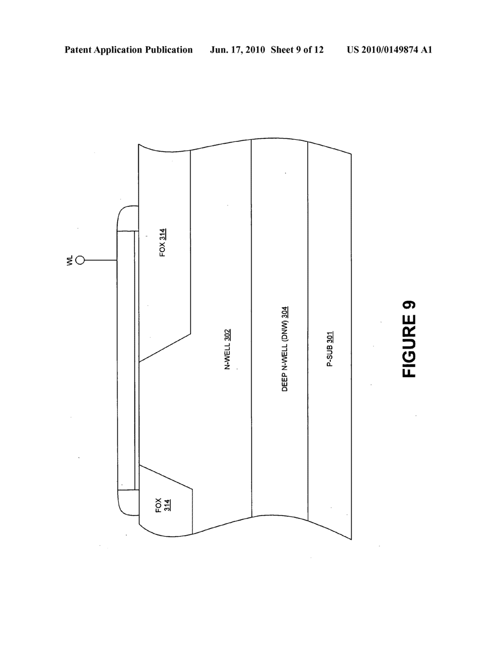 NON-VOLATILE MEMORY APPARATUS AND METHOD WITH DEEP N-WELL - diagram, schematic, and image 10