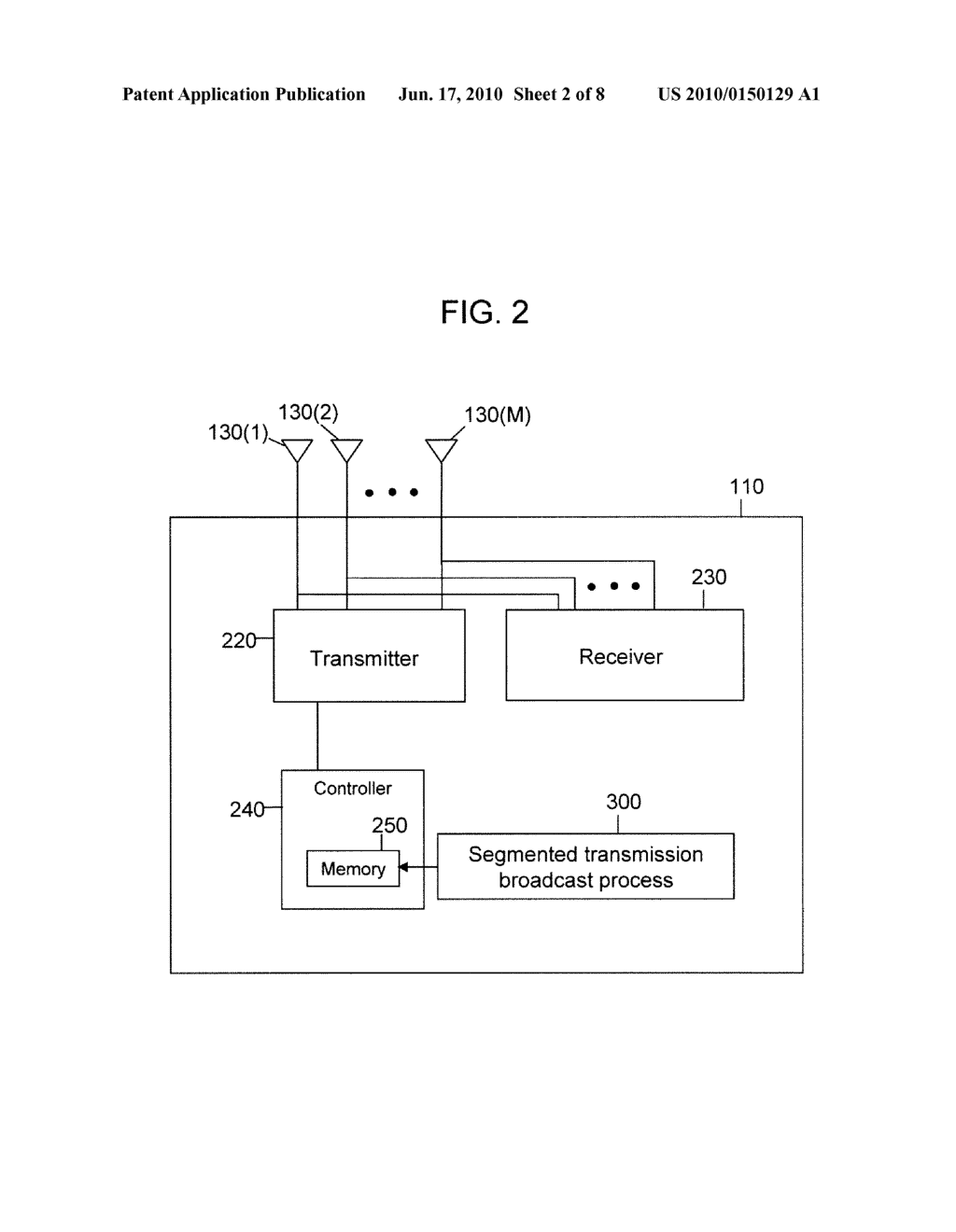 SEGMENTED TRANSMISSION FOR BROADCAST MESSAGES USING MULTIPLE ANTENNAS - diagram, schematic, and image 03