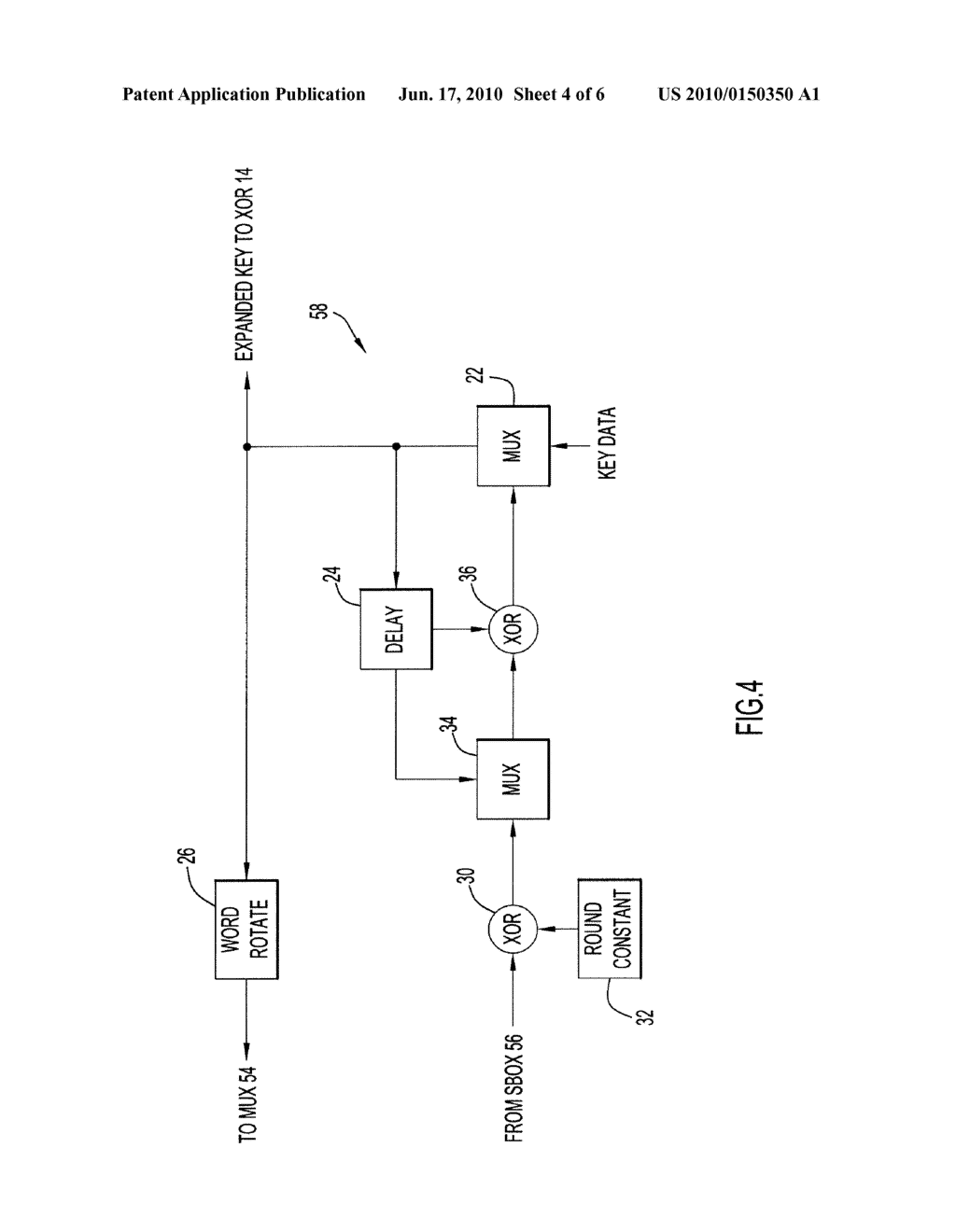 Method and Apparatus for Key Expansion to Encode Data - diagram, schematic, and image 05