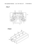 MOTION GUIDE DEVICE AND METHOD OF PRODUCING THE SAME diagram and image