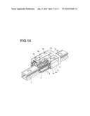 MOTION GUIDE DEVICE AND METHOD OF PRODUCING THE SAME diagram and image