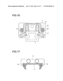 MOTION GUIDE DEVICE AND METHOD OF PRODUCING THE SAME diagram and image