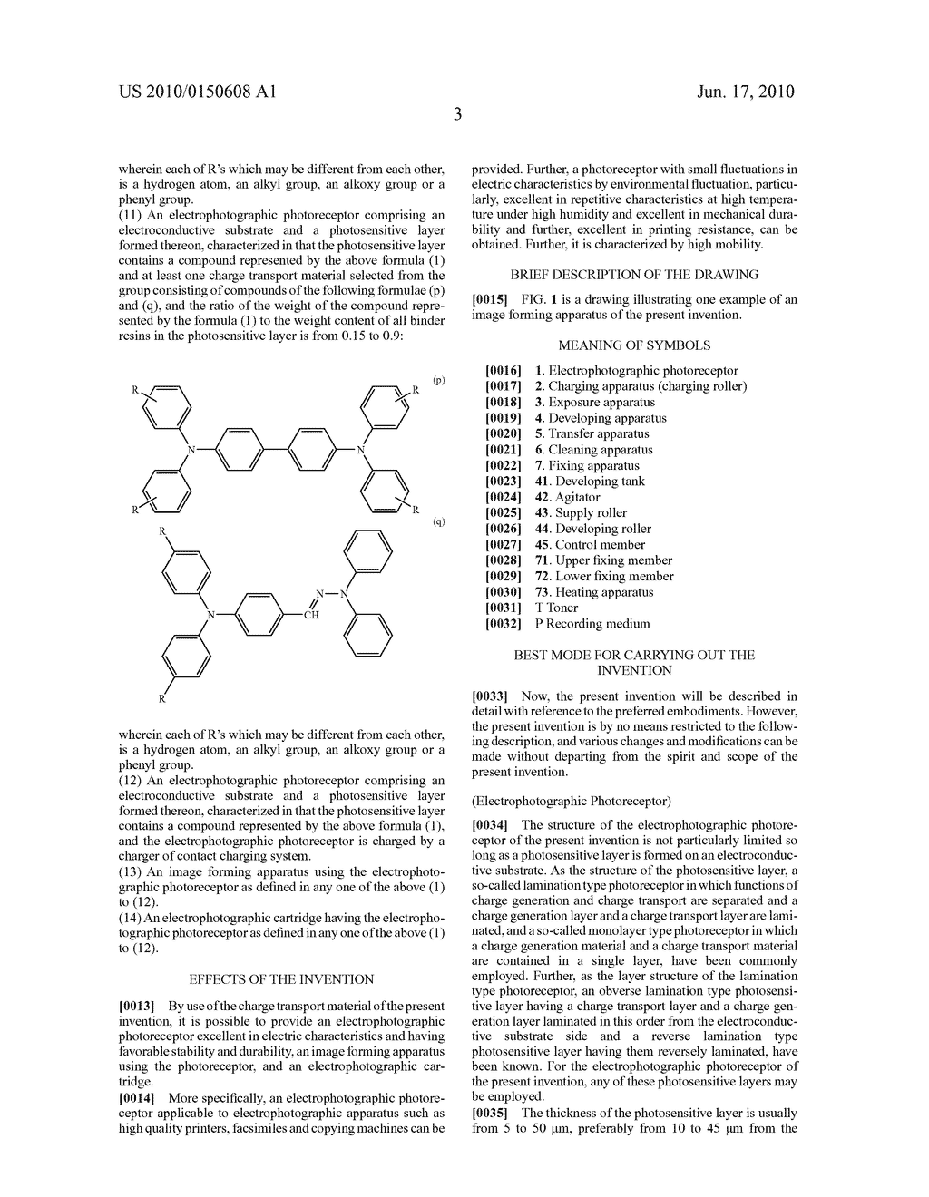 ELECTROPHOTOGRAPHIC PHOTOSENSITIVE BODY, IMAGE-FORMING DEVICE USING SAME AND CARTRIDGE - diagram, schematic, and image 05