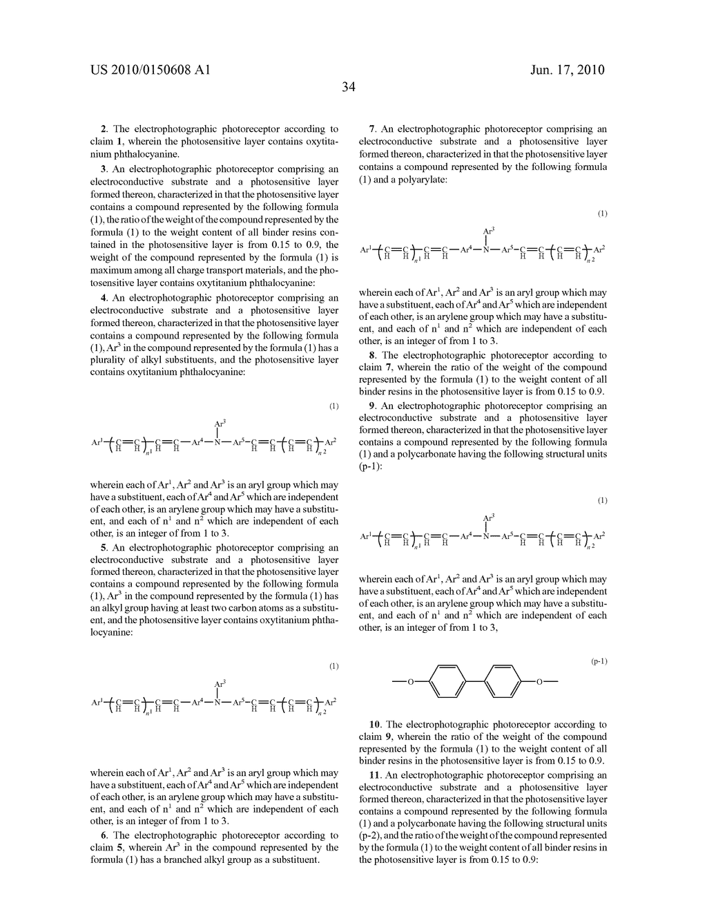 ELECTROPHOTOGRAPHIC PHOTOSENSITIVE BODY, IMAGE-FORMING DEVICE USING SAME AND CARTRIDGE - diagram, schematic, and image 36