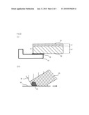 CLEANING BLADE FOR ELECTROPHOTOGRAPHIC DEVICE AND METHOD FOR MANUFACTURING THE SAME diagram and image