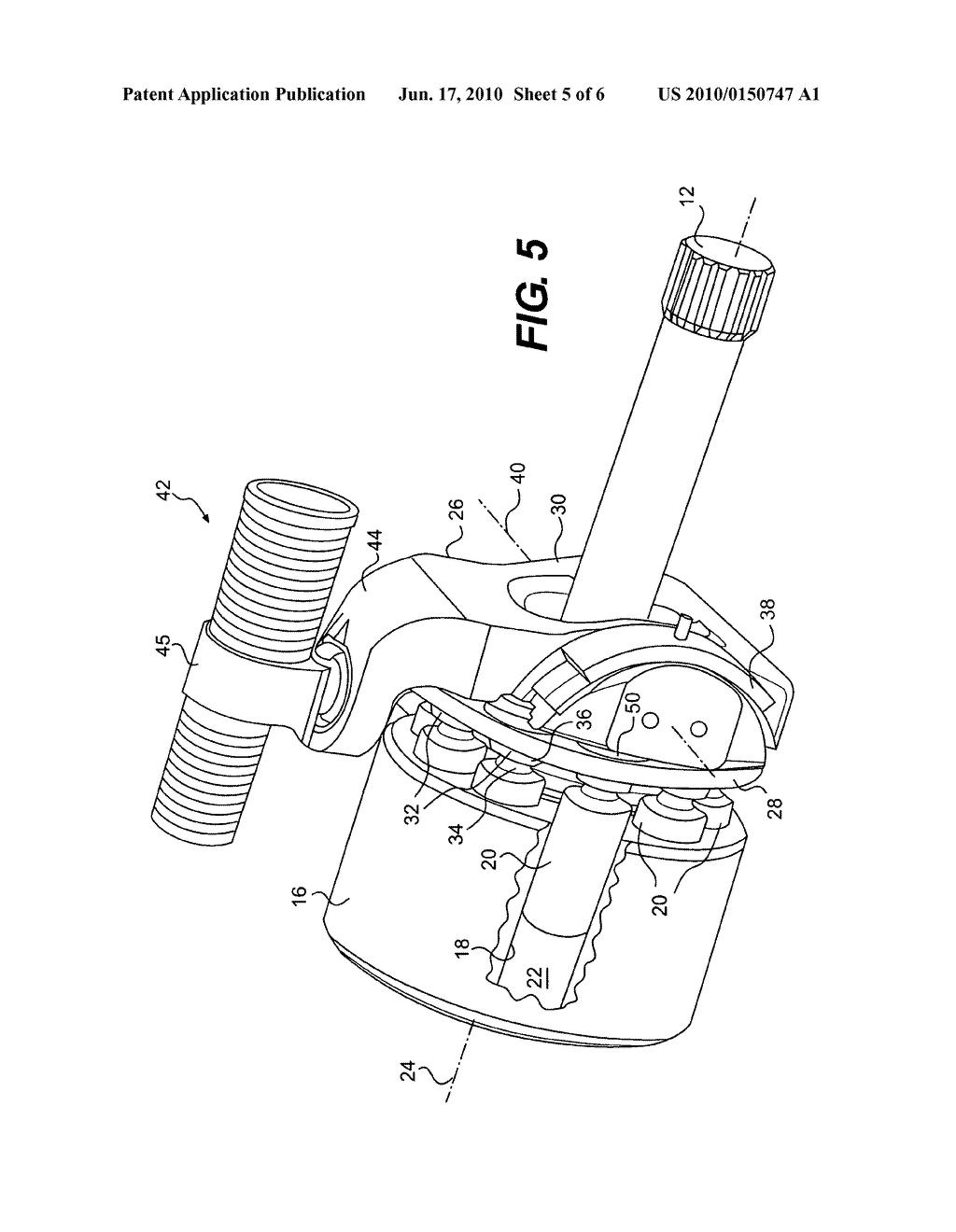 Pump having pulsation-reducing engagement surface - diagram, schematic, and image 06