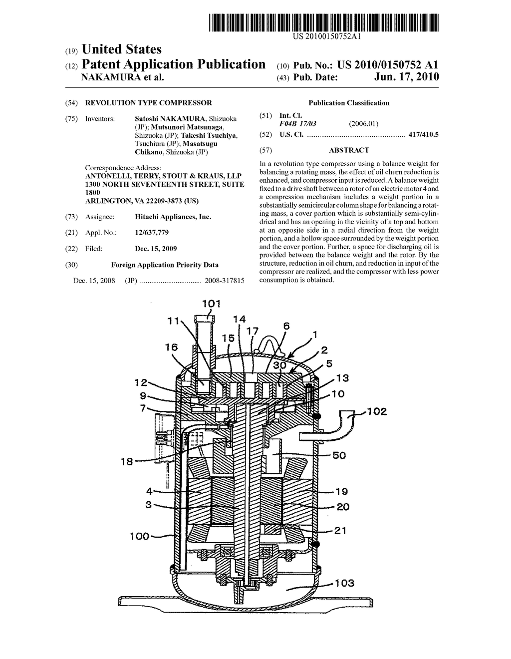 REVOLUTION TYPE COMPRESSOR - diagram, schematic, and image 01