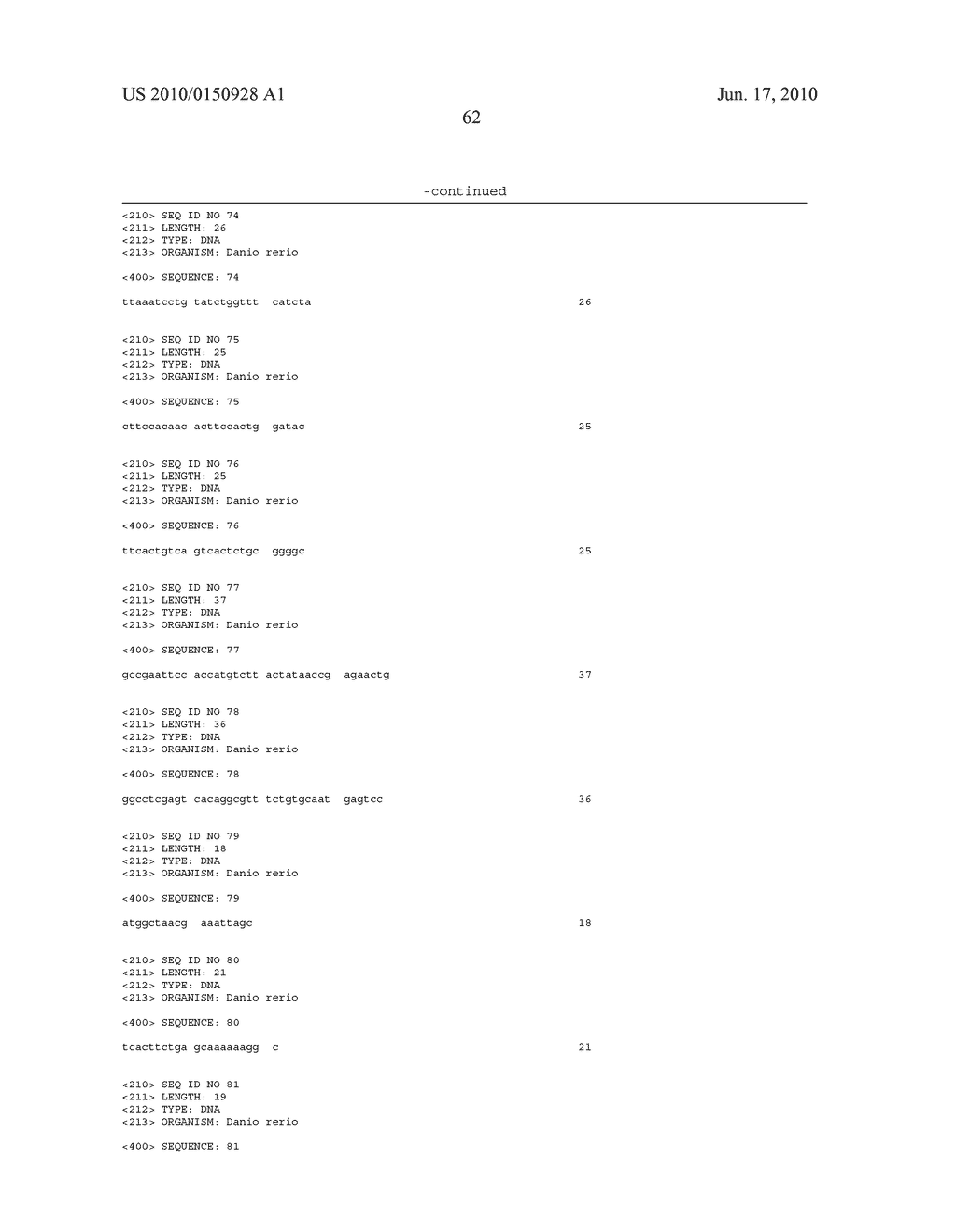 METHODS AND COMPOSITIONS RELATING TO ZPA POLYPEPTIDES - diagram, schematic, and image 76