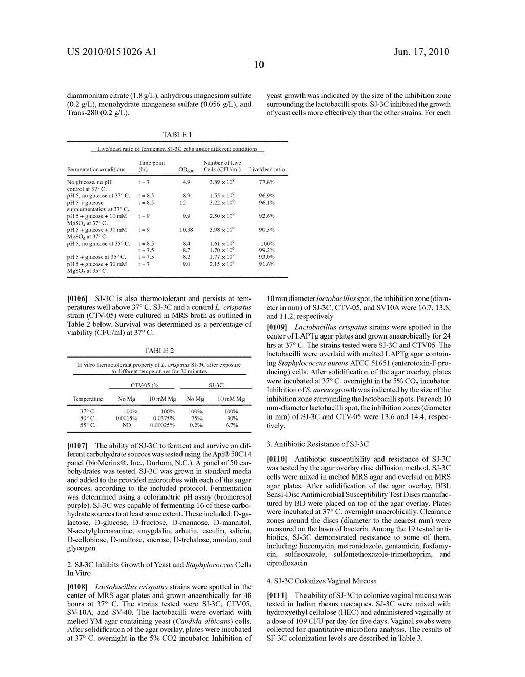 NOVEL STRAIN OF LACTOBACILLUS CRISPATUS - diagram, schematic, and image 11