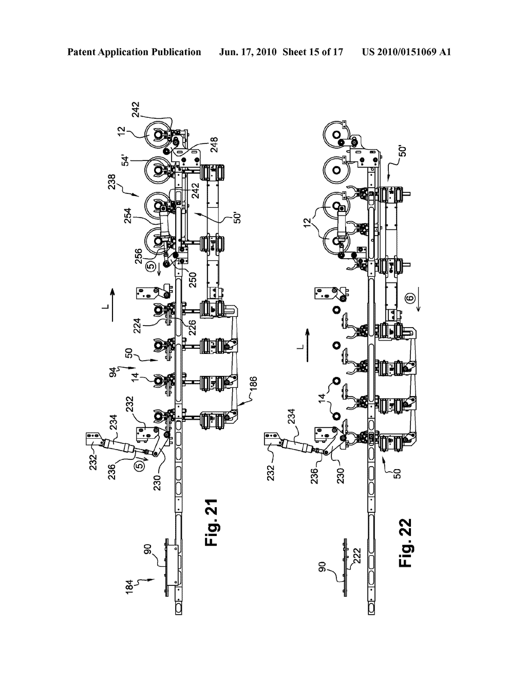 TRANSFER DEVICE AND LINEAR-TYPE APPARATUS FOR THE MANUFACTURE OF CONTAINERS - diagram, schematic, and image 16