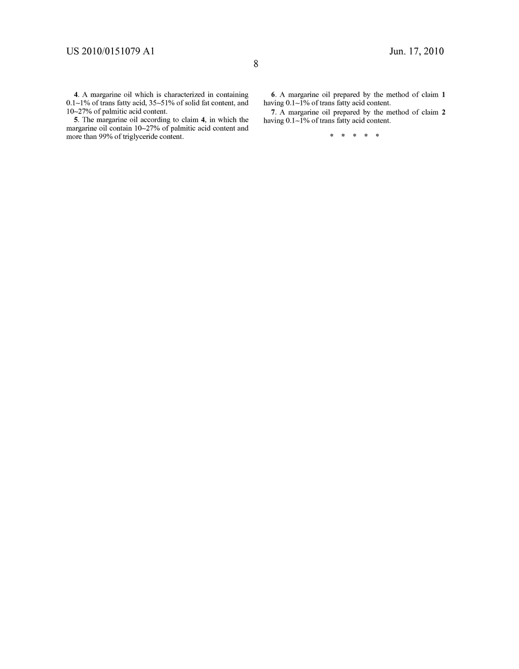 TRANS FATTY ACID FREE FAT FOR MARGARINE PRODUCED BY ENZYMATIC INTERESTERIFICATION AND METHOD FOR PREPARING THE SAME - diagram, schematic, and image 13