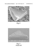 DISH-SHAPED ABRASIVE PARTICLES WITH A RECESSED SURFACE diagram and image