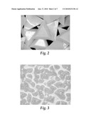 SHAPED ABRASIVE PARTICLES WITH A SLOPING SIDEWALL diagram and image